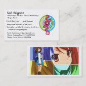 Cartes de visite de brigade de SOS (Devant / Derrière)