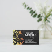 Cartes de visite de bronzage mobiles (Debout devant)