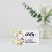 Cartes de visite de bronzage mobiles (Debout devant)