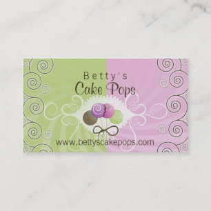 Cartes de visite de bruit de gâteau