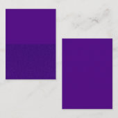 Cartes de visite de bruit violet fractionné - Pers (Devant / Derrière)