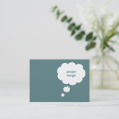 Cartes de visite de bulle de la parole (Debout devant)