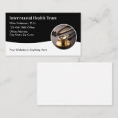 Cartes de visite de bureau Médicale classique (Devant / Derrière)