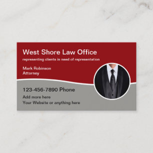Cartes de visite de cabinet d'avocat
