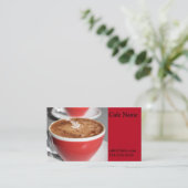 Cartes de visite de café (Debout devant)