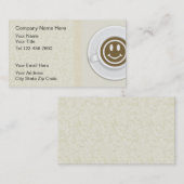 Cartes de visite de café-restaurant (Devant / Derrière)