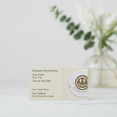 Cartes de visite de café-restaurant (Debout devant)