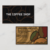 Cartes de visite de café-restaurant (Devant / Derrière)