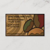Cartes de visite de café-restaurant (Dos)