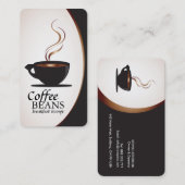 Cartes de visite de café-restaurant (Devant / Derrière)