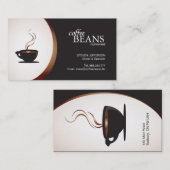 Cartes de visite de café-restaurant ou de (Devant / Derrière)