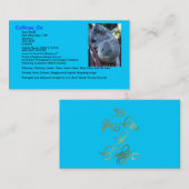 Cartes de visite de Calliope_Oz (Devant / Derrière)