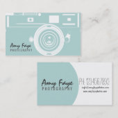 Cartes de visite de caméra | Photographie (Devant / Derrière)