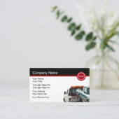 Cartes de visite de camion de remorquage automobil (Debout devant)