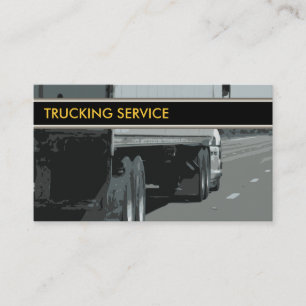 Cartes de visite de camionnage