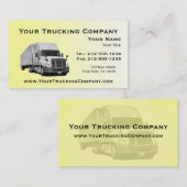 Cartes de visite de camionnage PERSONNALISABLES (Devant / Derrière)