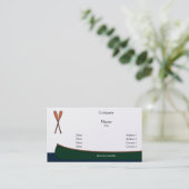 Cartes de visite de canoë (Debout devant)