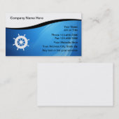 Cartes de visite de canotage (Devant / Derrière)