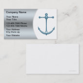 Cartes de visite de canotage (Devant / Derrière)