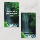 Cartes de visite de cascade (Devant / Derrière)