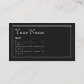 Cartes de visite de CHAMBRE D'HÔTE "de film (Dos)