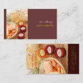 cartes de visite de chambre zen (Devant / Derrière)