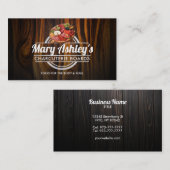Cartes de visite de charcuterie sur mesure (Devant / Derrière)