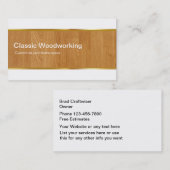 Cartes de visite de charpentier (Devant / Derrière)