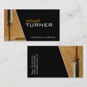 Cartes de visite de charpentier et de plancher (Devant / Derrière)