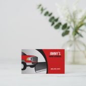 Cartes de visite de chasse-neige (Debout devant)