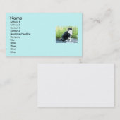 Cartes de visite de chat de smoking (Devant / Derrière)