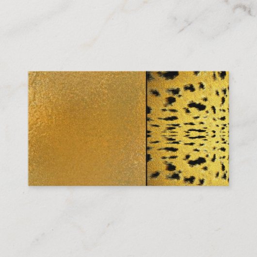 Cartes de visite de chat de taches de Jaguar de (Devant)