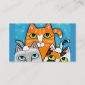 Cartes de visite de chats (Dos)