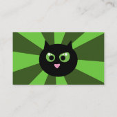 Cartes de visite de chats noirs (Dos)