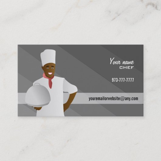 Cartes de visite de chef (Devant)