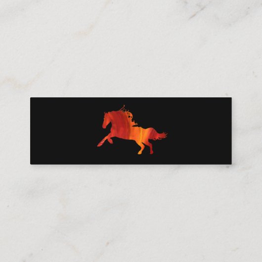 Cartes de visite de cheval (Dos)