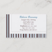 Cartes de visite de cheval de basculage (Dos)