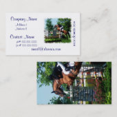 Cartes de visite de cheval de Grand prix (Devant / Derrière)