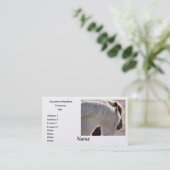 Cartes de visite de cheval de trait (Debout devant)
