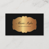 Cartes de visite de cheveux de beauté (Devant)