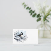 Cartes de visite de chickadee (Debout devant)