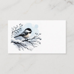 Cartes de visite de chickadee