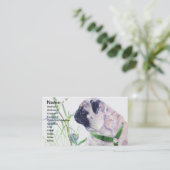 Cartes de visite de chien de carlin (Debout devant)