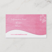 Cartes de visite de chien : : Schnauzer miniature (Dos)