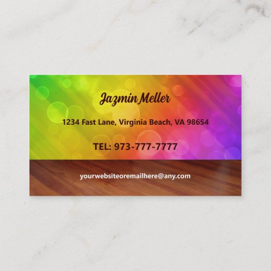 Cartes de visite de chiens (Dos)