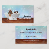 Cartes de visite de chiens (Devant / Derrière)