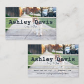 Cartes de visite de chiens (Devant / Derrière)
