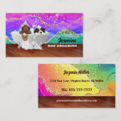 Cartes de visite de chiens (Devant / Derrière)