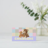 Cartes de visite de Childcare (Debout devant)