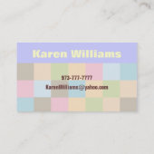 Cartes de visite de Childcare (Dos)